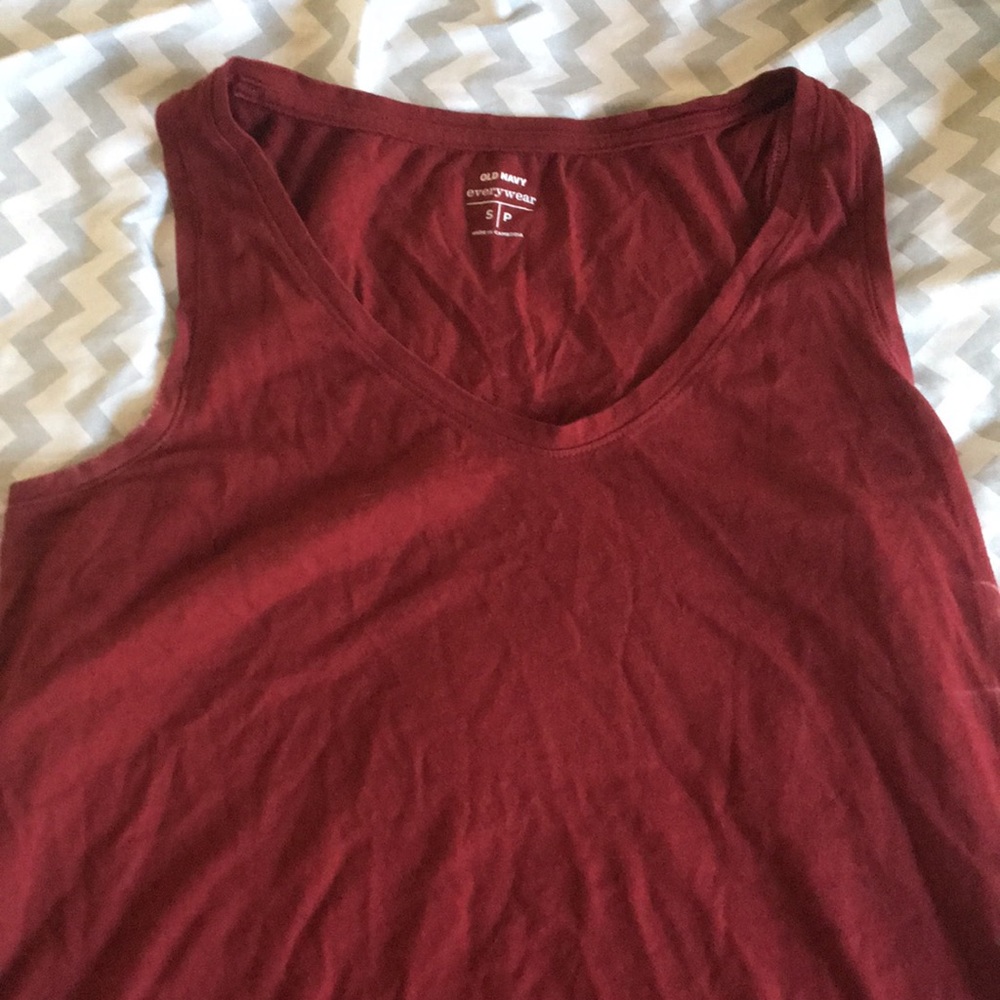 Red tank top